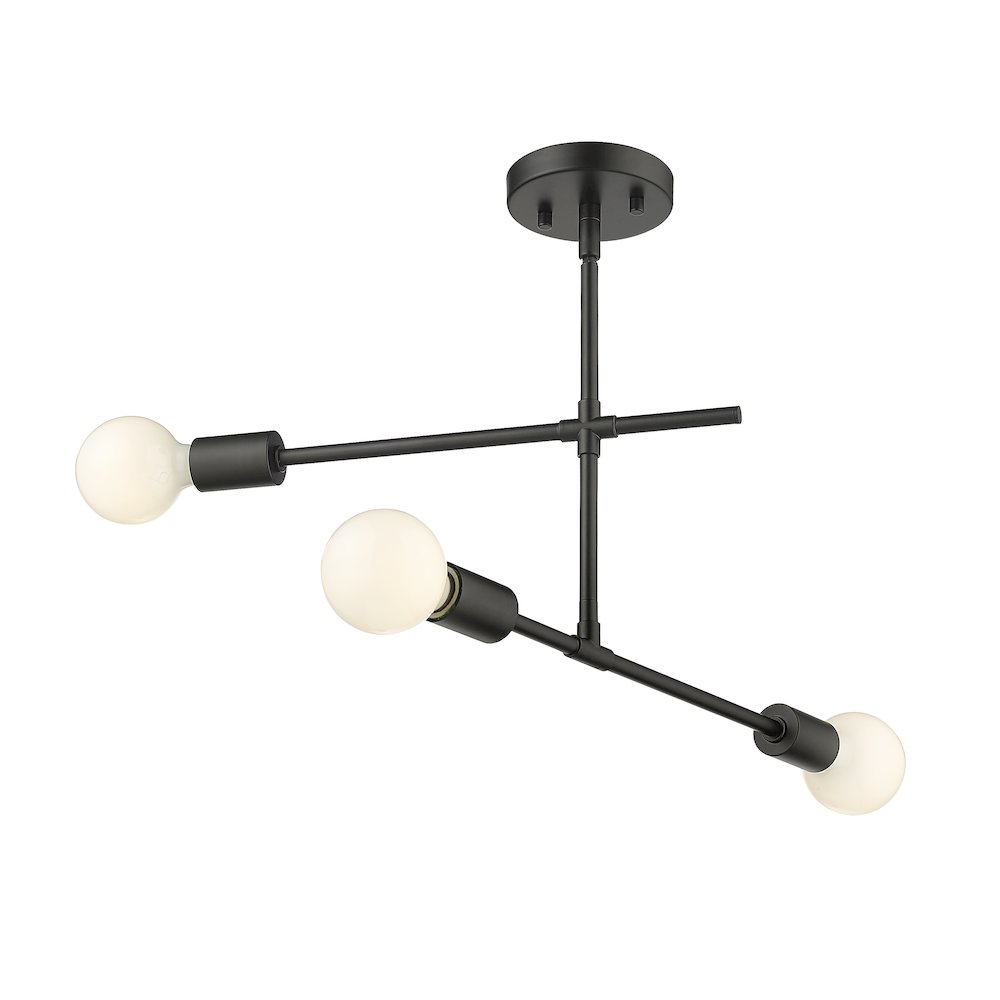 Z-Lite 3 Light Semi Flush Mount