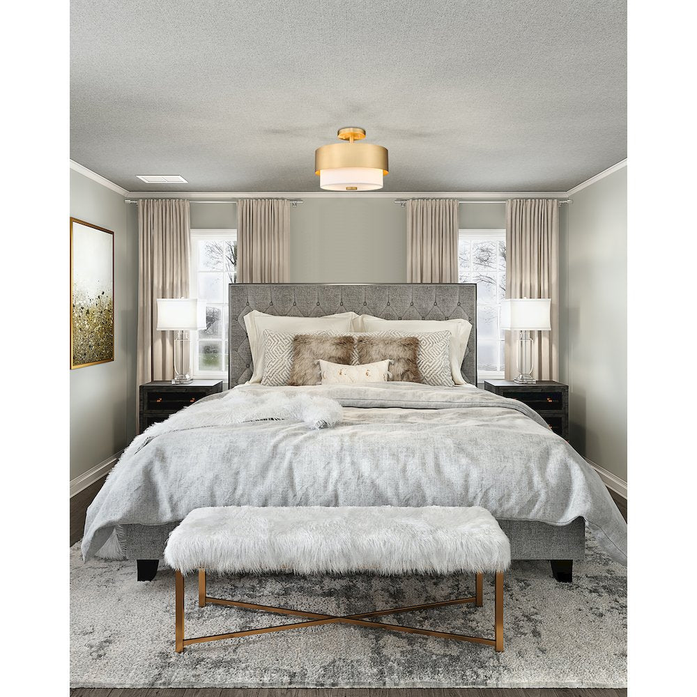 Z-Lite 2 Light Semi Flush Mount