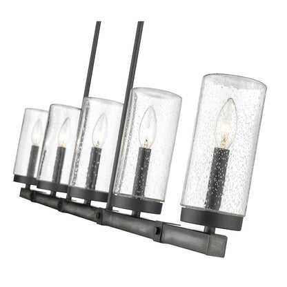 Z-Lite 5 Light Outdoor Linear Chandelier