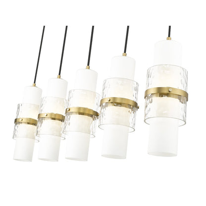 Z-Lite 5 Light Linear Chandelier