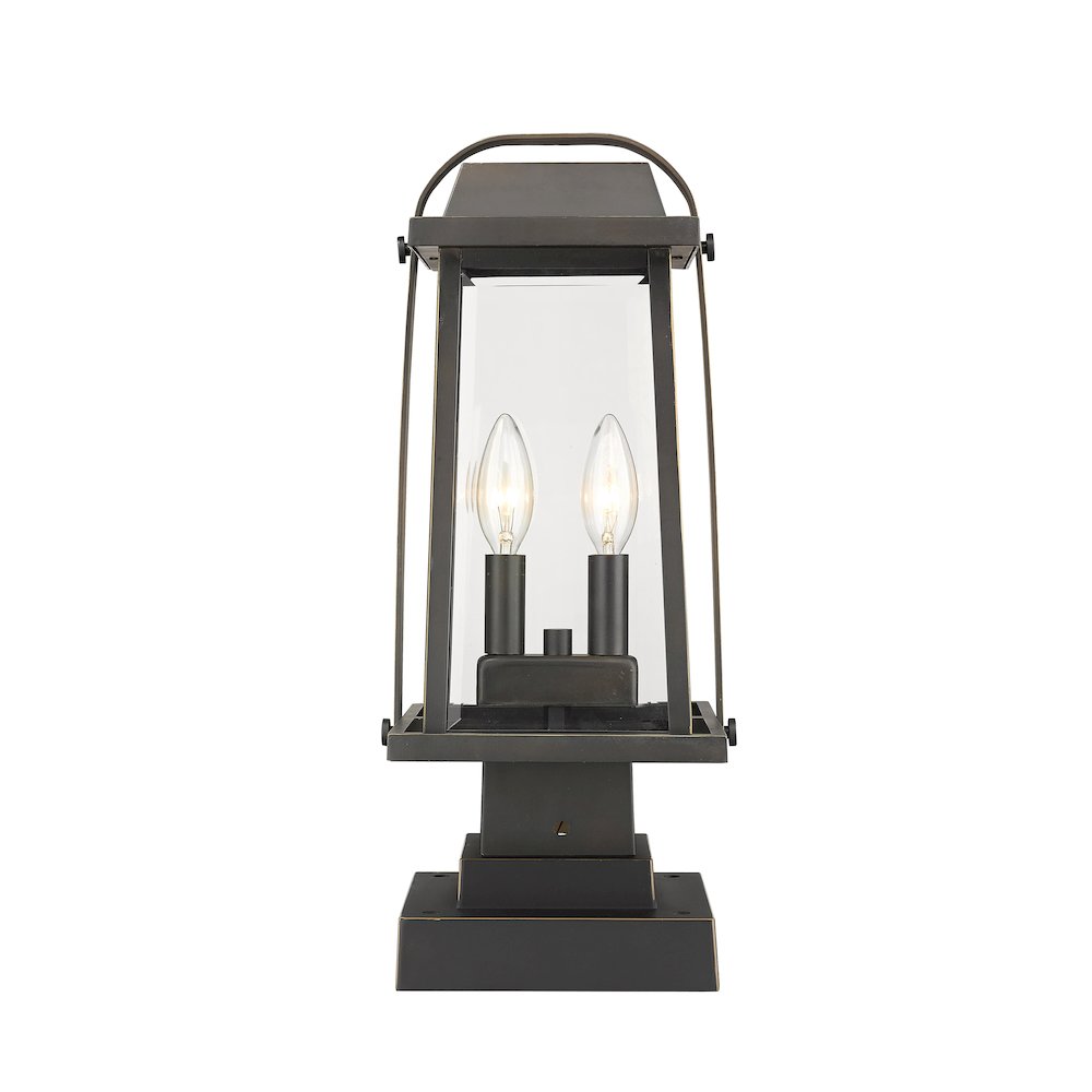 Z-Lite 2 Light Outdoor Pier Mounted Fixture