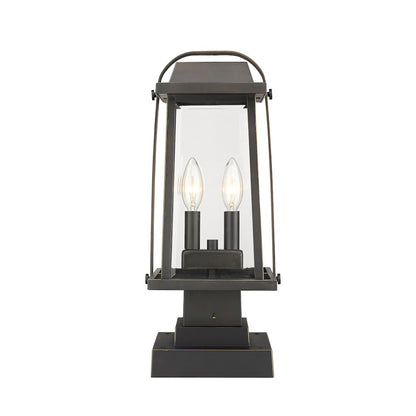 Z-Lite 2 Light Outdoor Pier Mounted Fixture