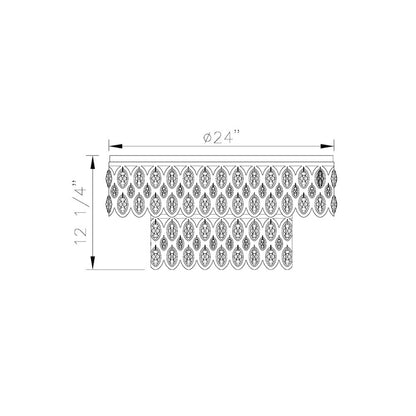 Z-Lite 12 Light Flush Mount