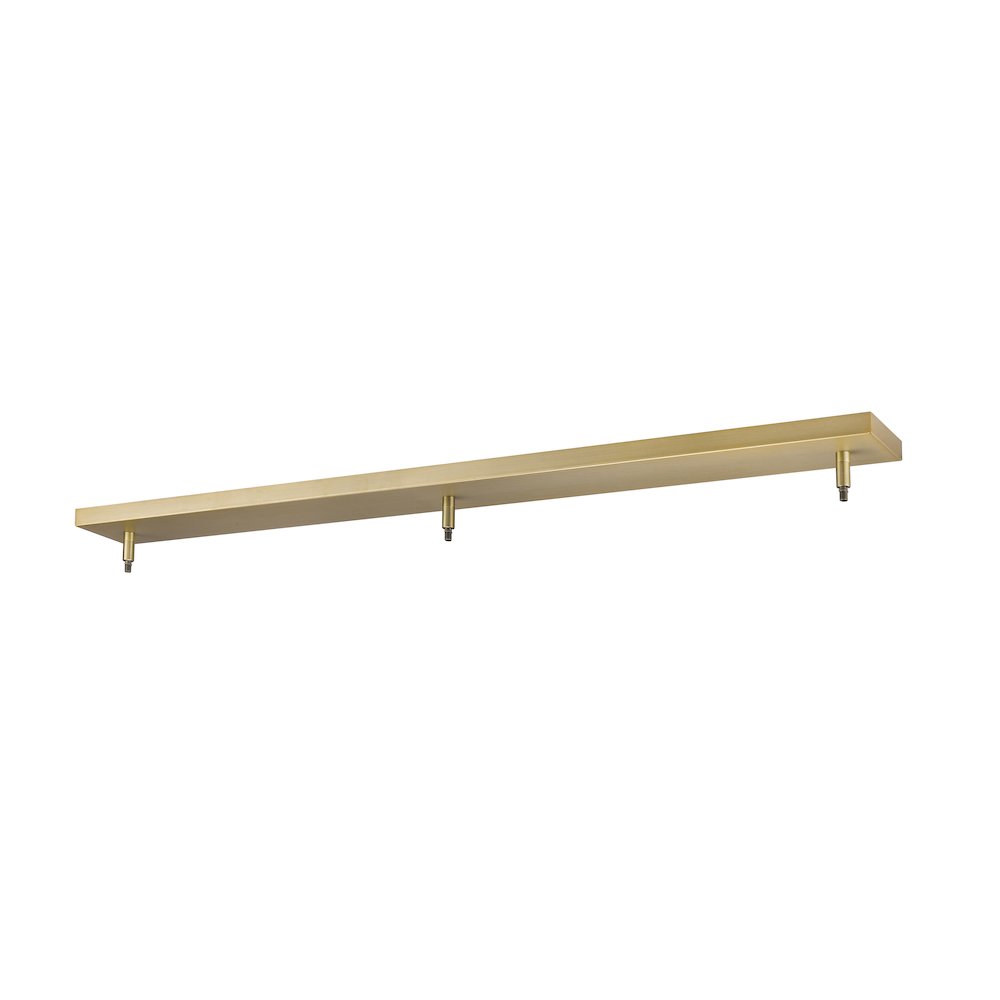 Z-Lite Multi Point Canopy 3 Light Ceiling Plate, Heritage Brass