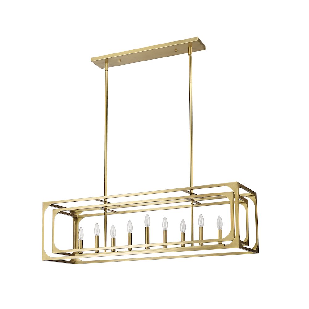 Z-Lite 9 Light Linear Chandelier