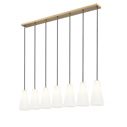 Z-Lite 7 Light Linear Chandelier