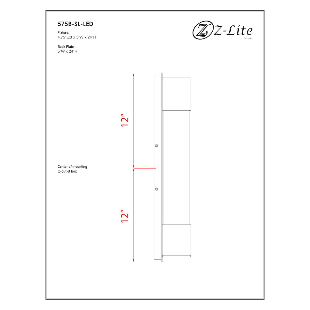 Z-Lite 2 Light Outdoor Wall Light