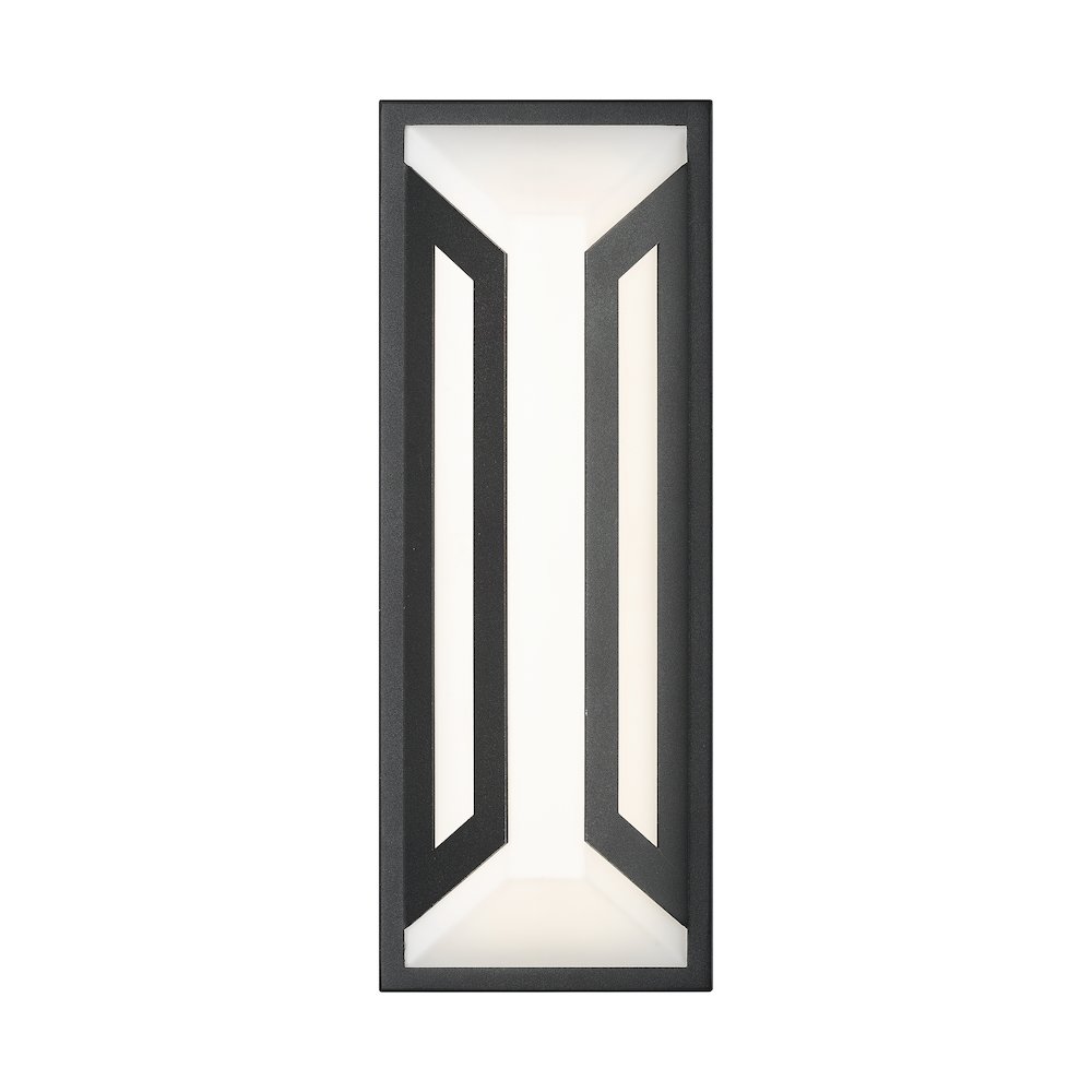 Z-Lite 2 Light Outdoor Wall Light, Sand Black