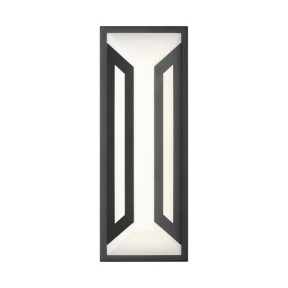 Z-Lite 2 Light Outdoor Wall Light, Sand Black