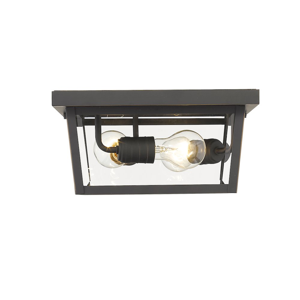 Z-Lite 3 Light Outdoor Flush Mount