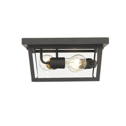 Z-Lite 3 Light Outdoor Flush Mount