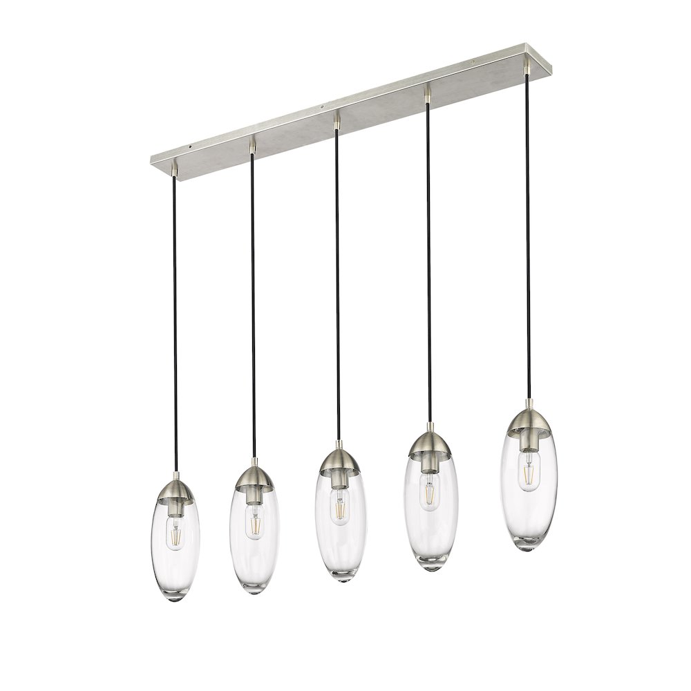 Z-Lite 5 Light Linear Chandelier