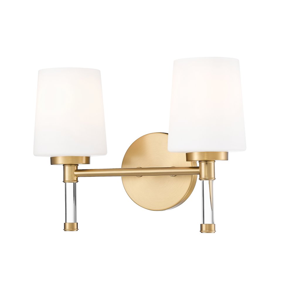 Z-Lite 2 Light Vanity, Modern Gold