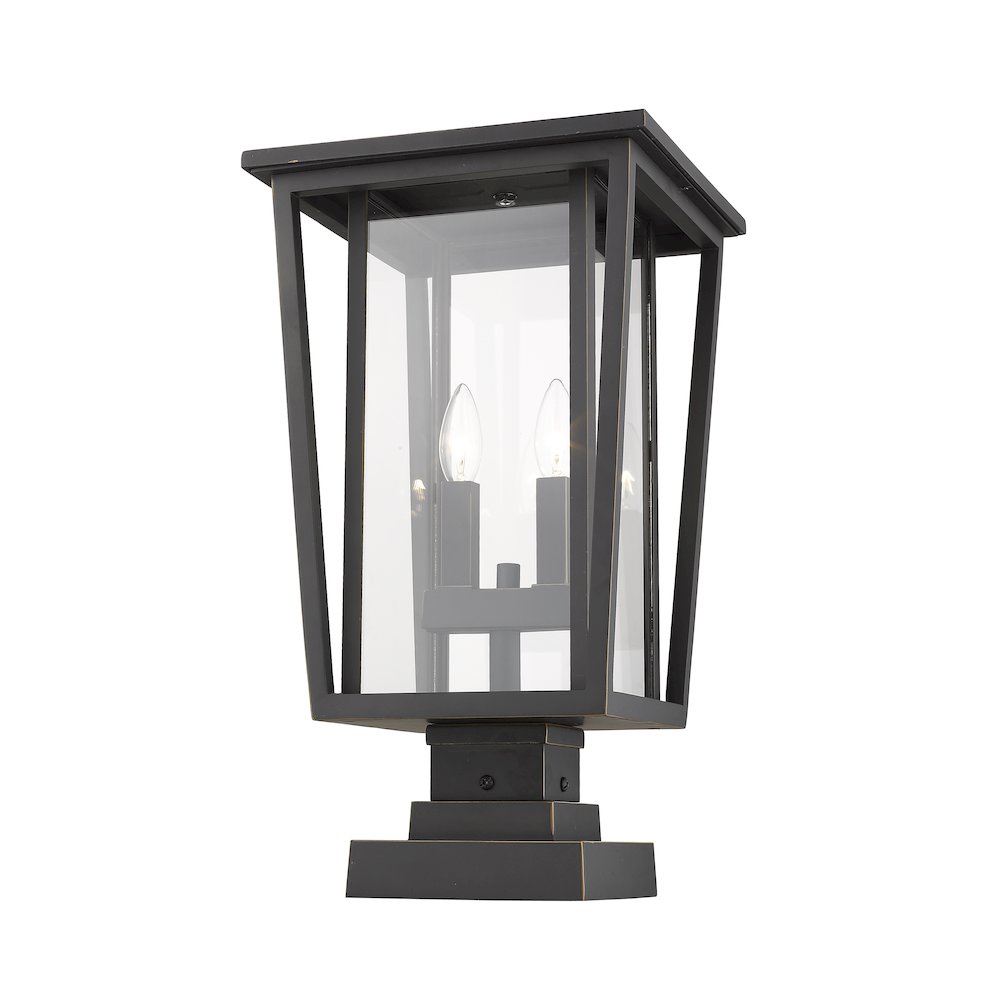 Z-Lite 2 Light Outdoor Pier Mounted Fixture