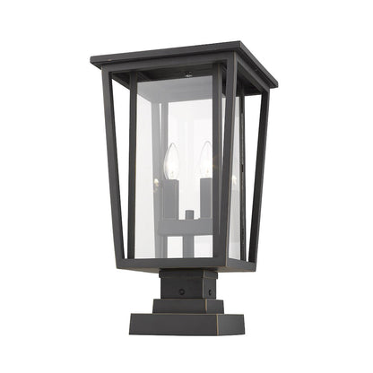 Z-Lite 2 Light Outdoor Pier Mounted Fixture