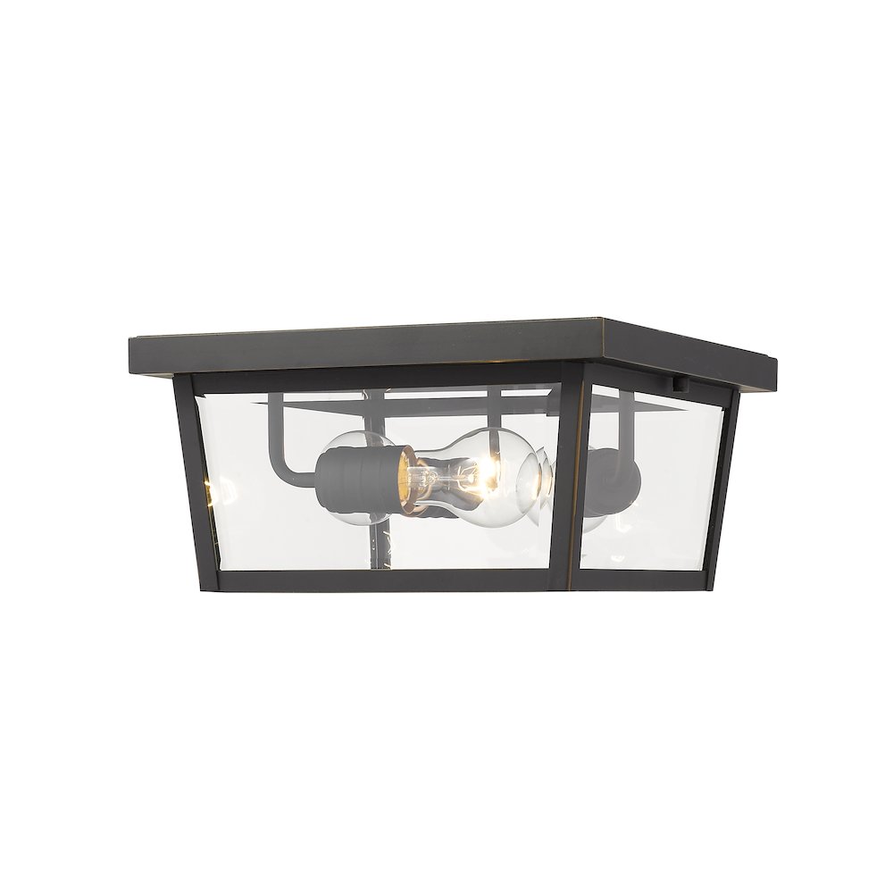Z-Lite 3 Light Outdoor Flush Mount