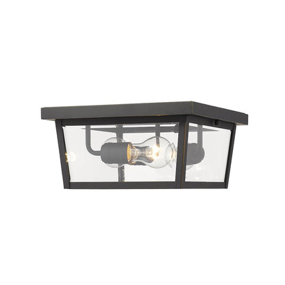 Z-Lite 3 Light Outdoor Flush Mount