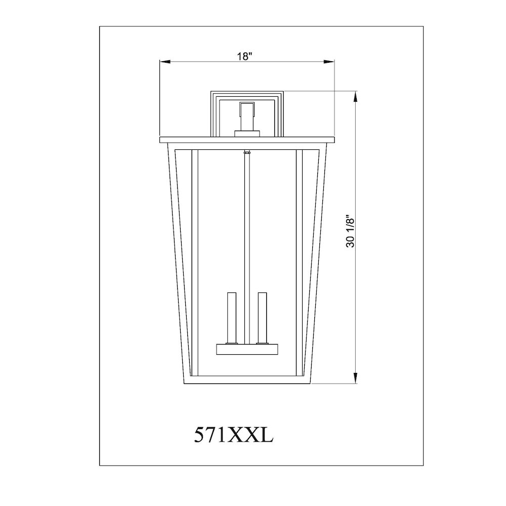Z-Lite 4 Light Outdoor Wall Light