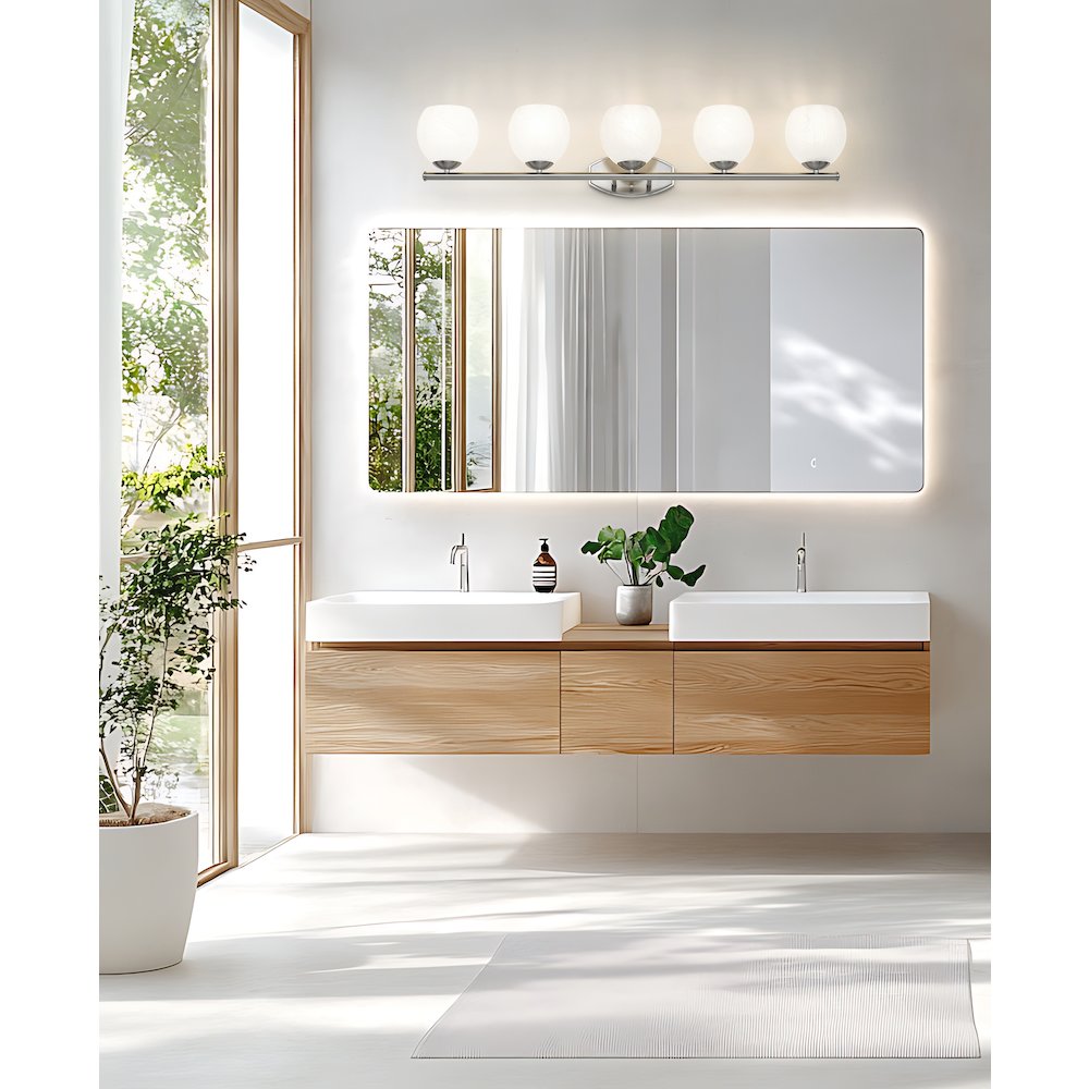 Z-Lite 5 Light Vanity, Brushed Nickel