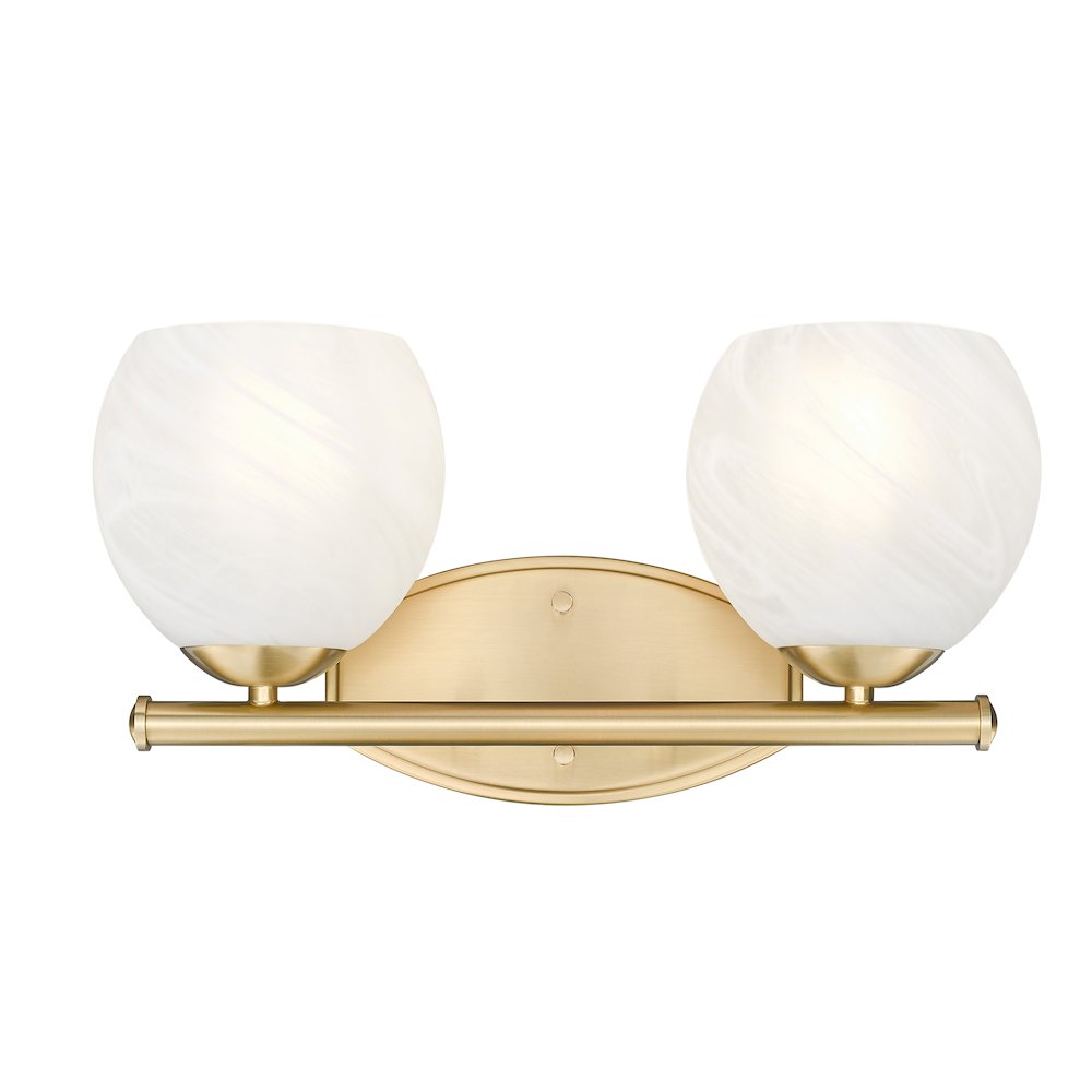 Z-Lite 2 Light Vanity, Modern Gold