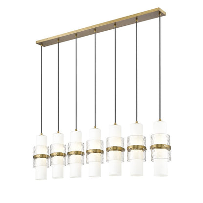 Z-Lite 7 Light Linear Chandelier