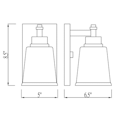 Z-Lite 1 Light Wall Sconce