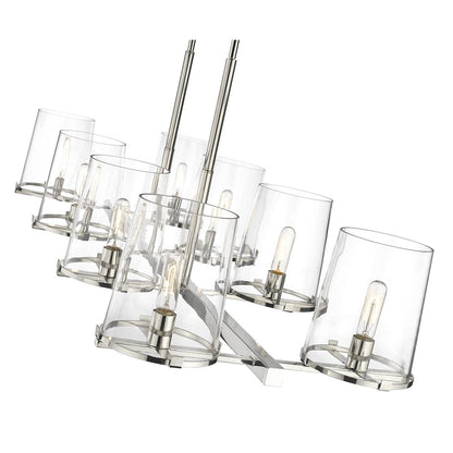 Z-Lite 8 Light Linear Chandelier