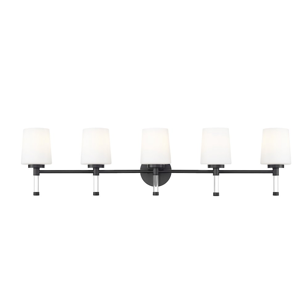 Z-Lite 5 Light Vanity, Matte Black
