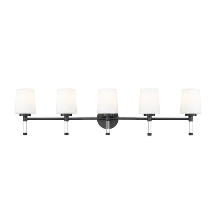 Z-Lite 5 Light Vanity, Matte Black