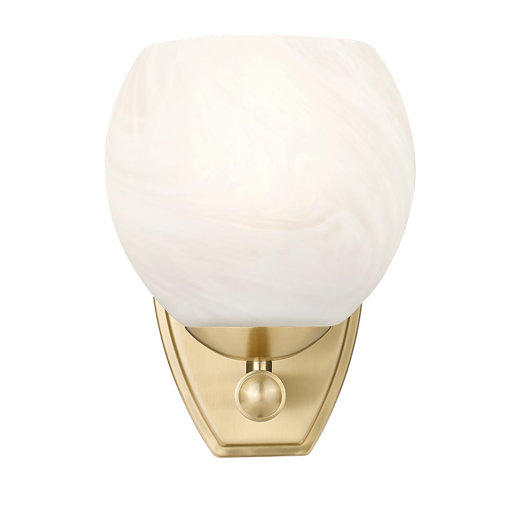 Z-Lite 1 Light Wall Sconce, Modern Gold