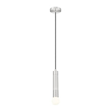Z-Lite Stari 1 Light Pendant in Brushed Nickel color, Steel frame