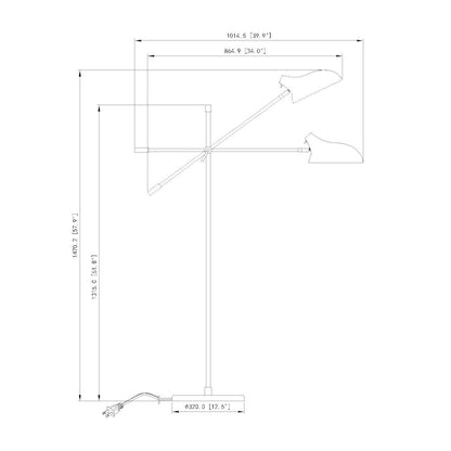 Z-Lite 1 Light Floor Lamp