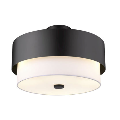 Z-Lite 3 Light Semi Flush Mount