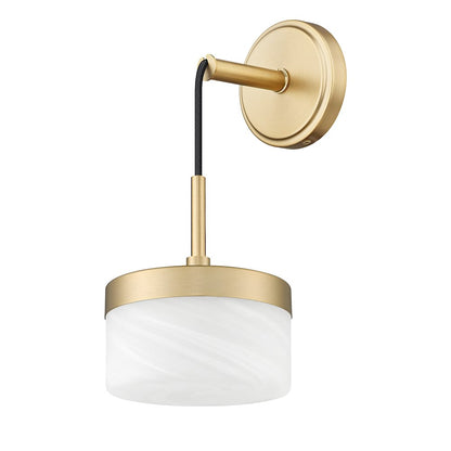 Z-Lite 1 Light Wall Sconce, Modern Gold