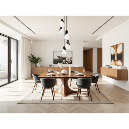Z-Lite Aimie 5 Light Chandelier, Matte Black