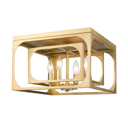 Z-Lite 4 Light Flush Mount
