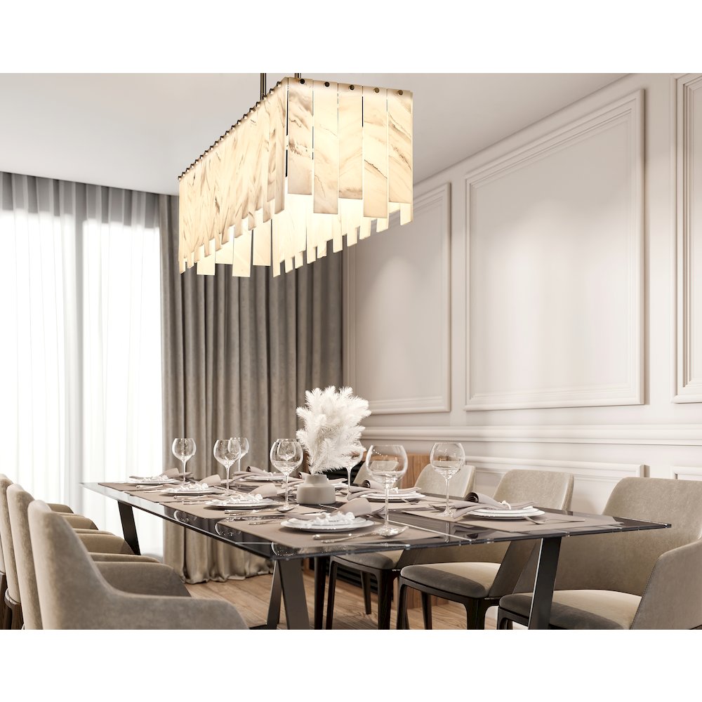 Z-Lite 5 Light Linear Chandelier