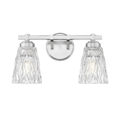 Z-Lite 2 Light Vanity, Brushed Nickel