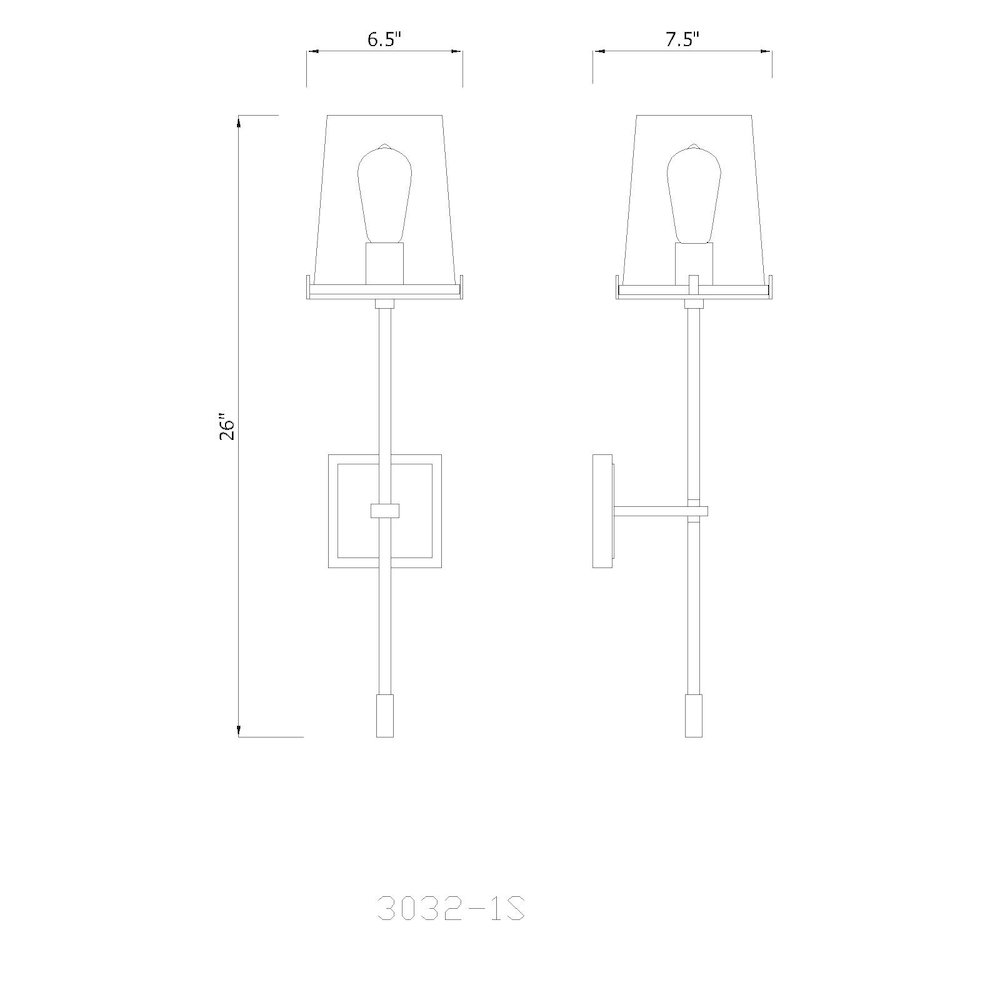 Z-Lite 1 Light Wall Sconce