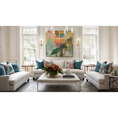Z-Lite 6 Light Chandelier, Modern Gold