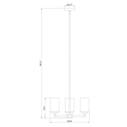 Z-Lite 3 Light Chandelier