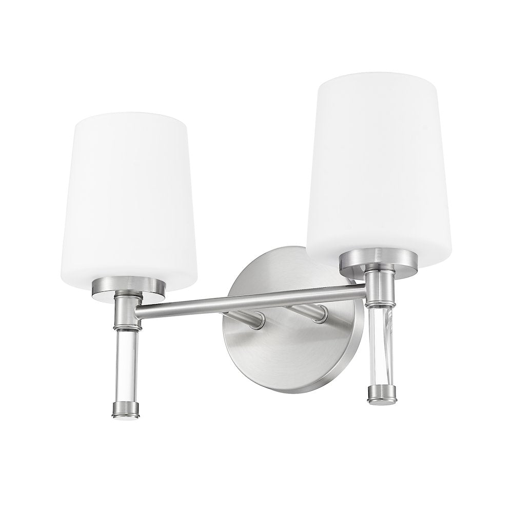 Z-Lite 2 Light Vanity, Brushed Nickel