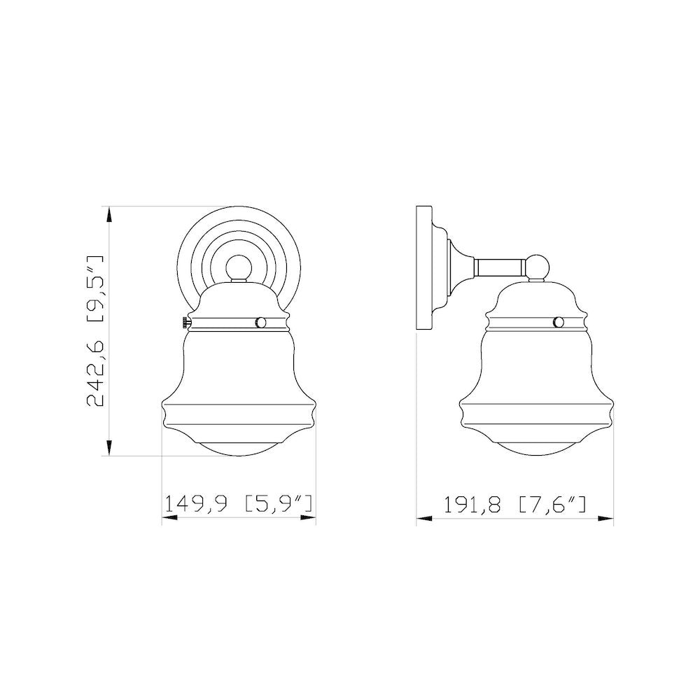 Z-Lite 1 Light Wall Sconce