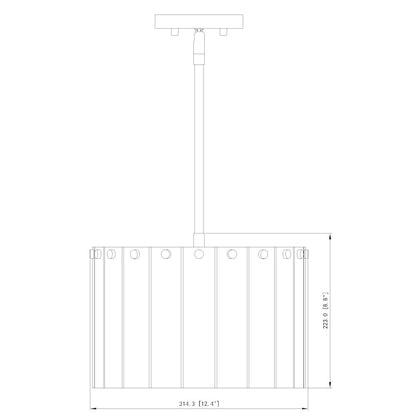 Z-Lite 3 Light Pendant