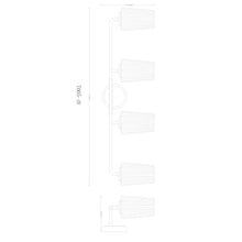 Z-Lite Montford 4 Light Vanity in Chrome color, Steel frame
