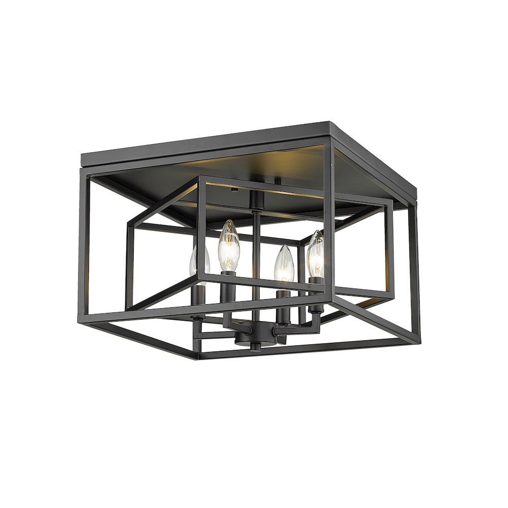 Z-Lite 4 Light Flush Mount