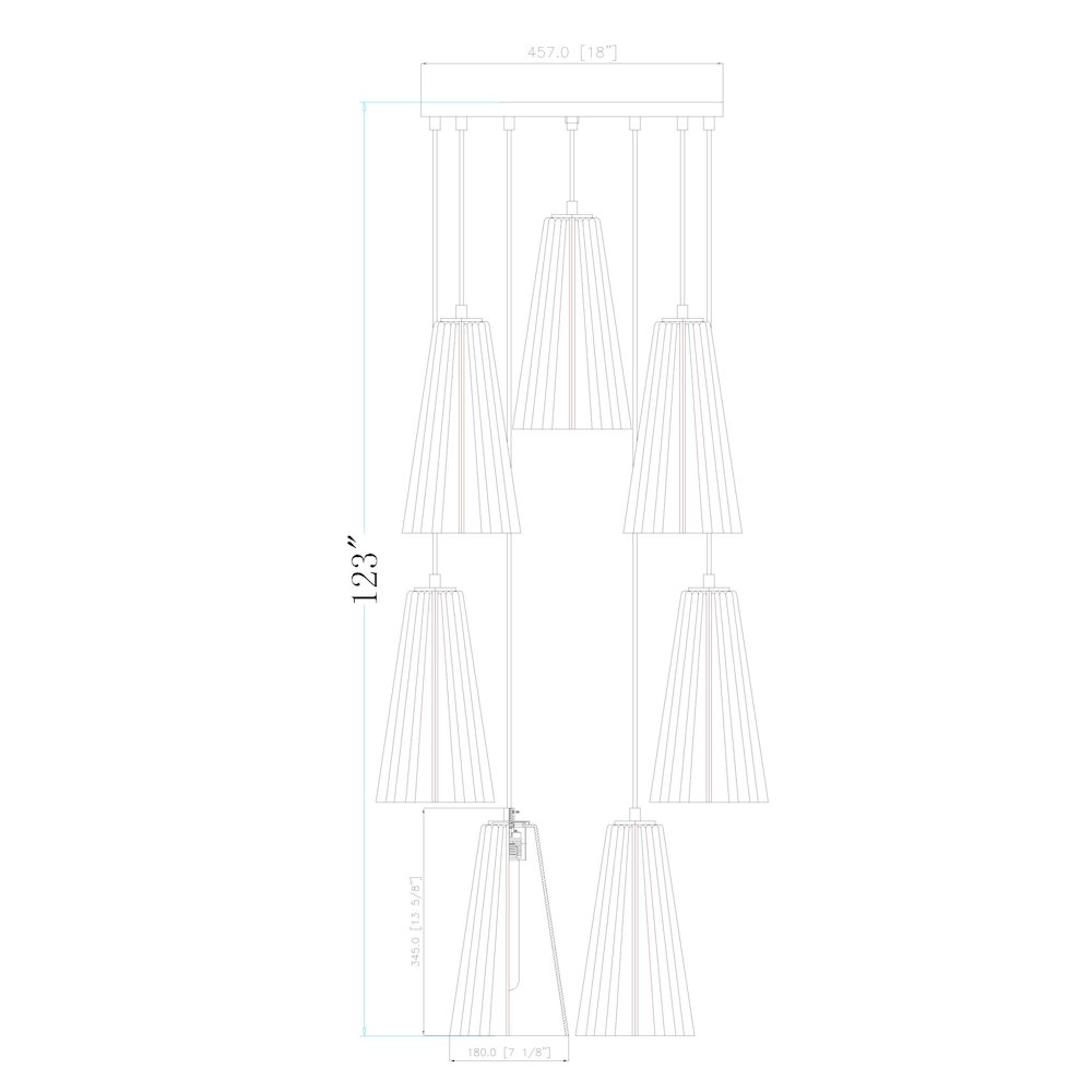 Z-Lite 7 Light Chandelier