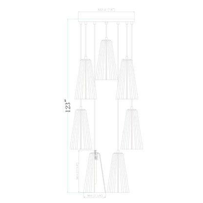 Z-Lite 7 Light Chandelier