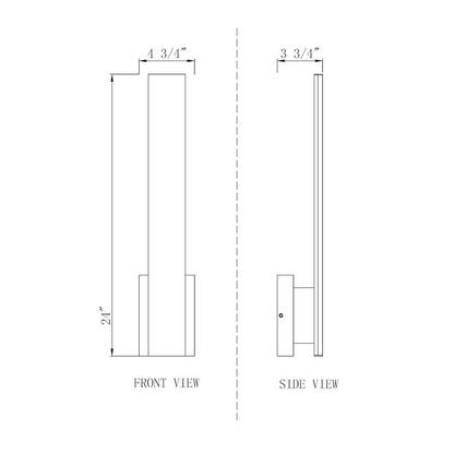 Z-Lite 2 Light Outdoor Wall Light