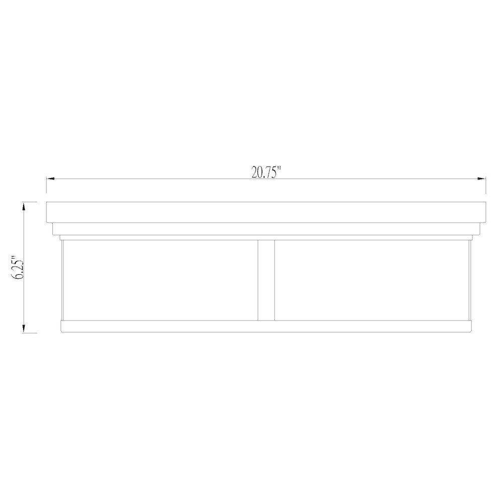 Z-Lite 4 Light Flush Mount